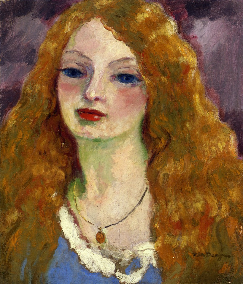 A Woman's Portrait (1909) - Kees van Dongen Tablo