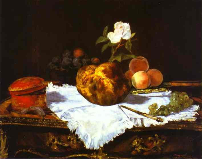 A brioche (1870) - Edouard Manet Tablo