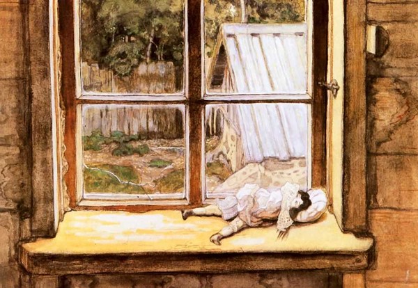 A doll (1905) - Mstislav Dobuzhinsky Tablo
