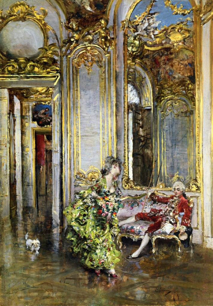 A friend of the marquis (1875) - Giovanni Boldini Tablo