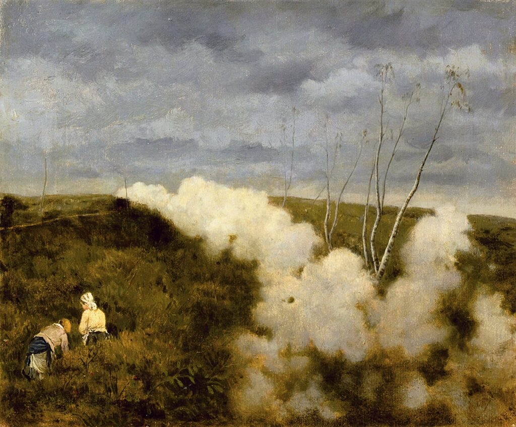 A train passes (1878) - Giuseppe De Nittis Tablo