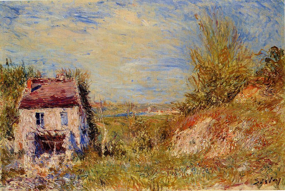 Abandoned House (1886) - Alfred Sisley Tablo