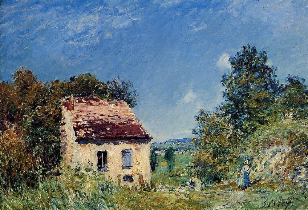 Abandoned House (1887) - Alfred Sisley Tablo