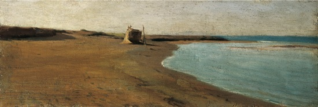 Abbati Baia in Caletta (1863) - Giuseppe Abbati Tablo