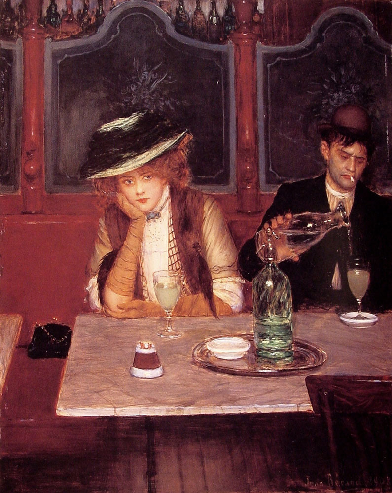 Absinthe drinkers (1908) - Jean Béraud Tablo