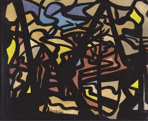 Abstract Composition - Jacoba van Heemskerck Tablo