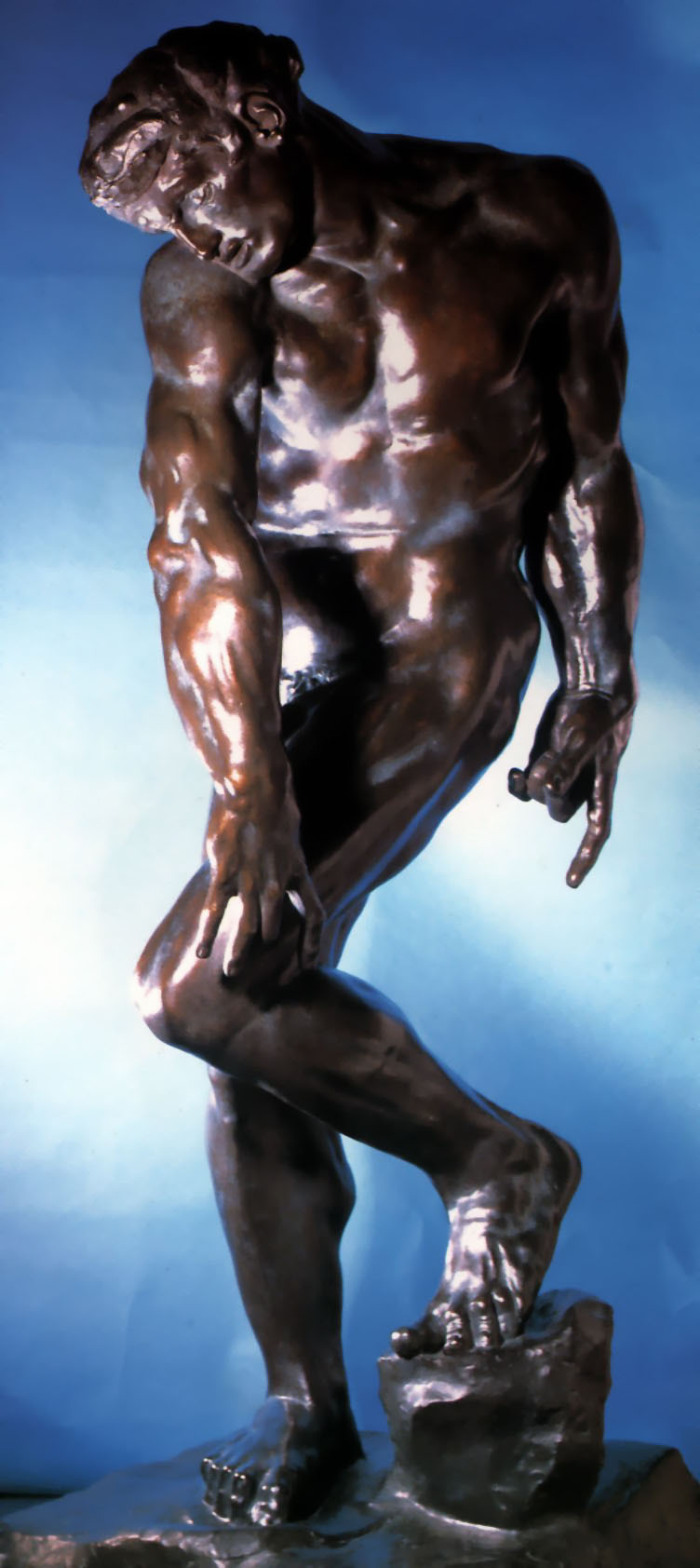 Adam - Auguste Rodin Tablo