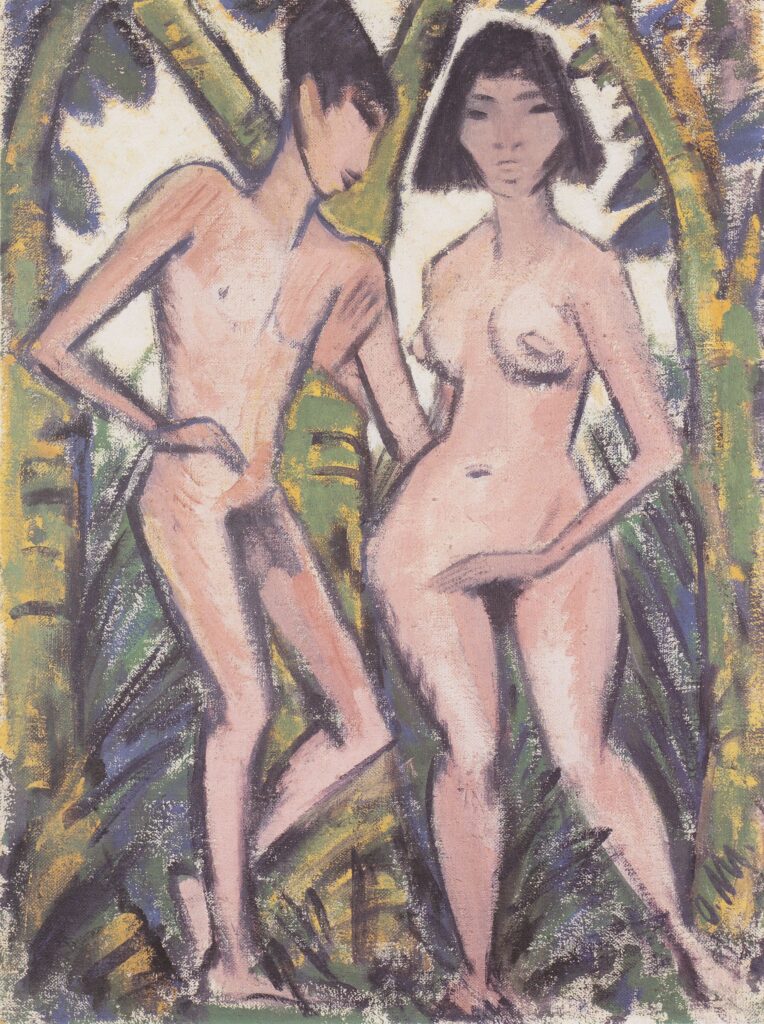Adam Und Eva (1921) - Otto Mueller Tablo