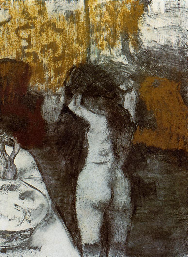 After the Bath (1876) - Edgar Degas Tablo