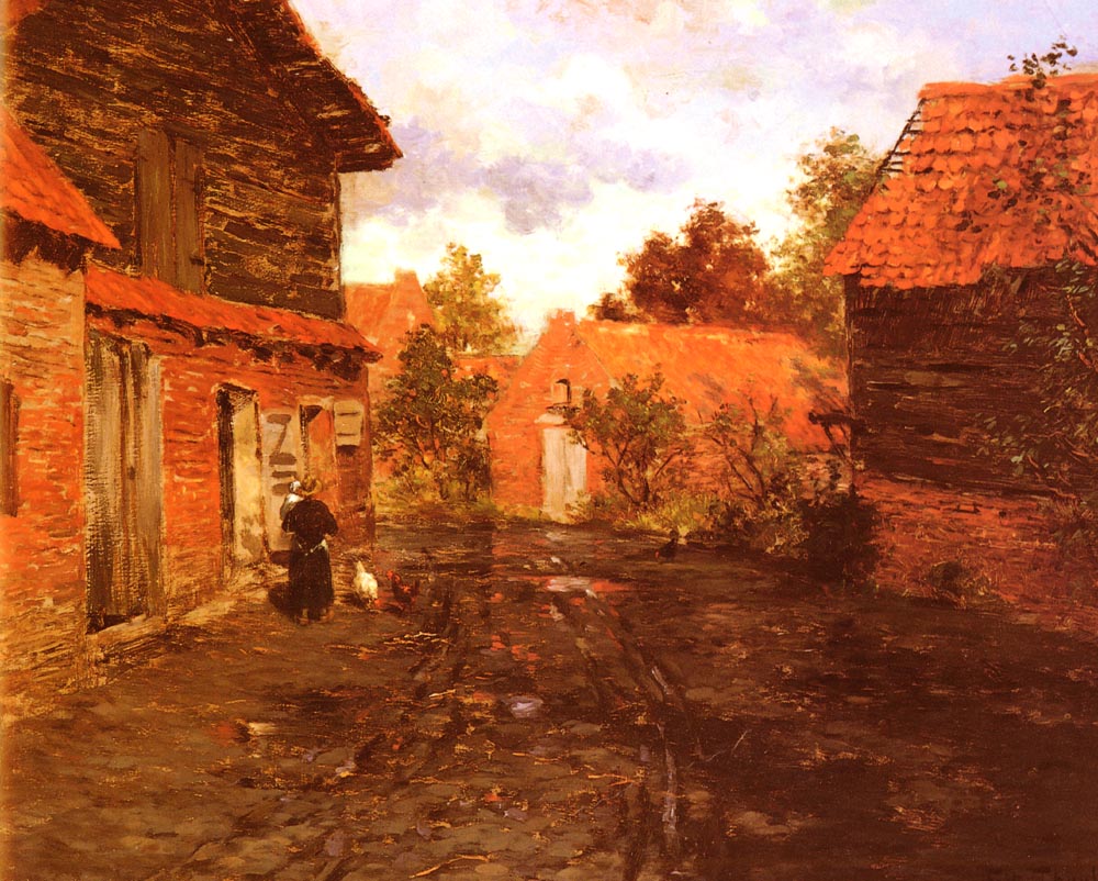After the Rain - Frits Thaulow Tablo