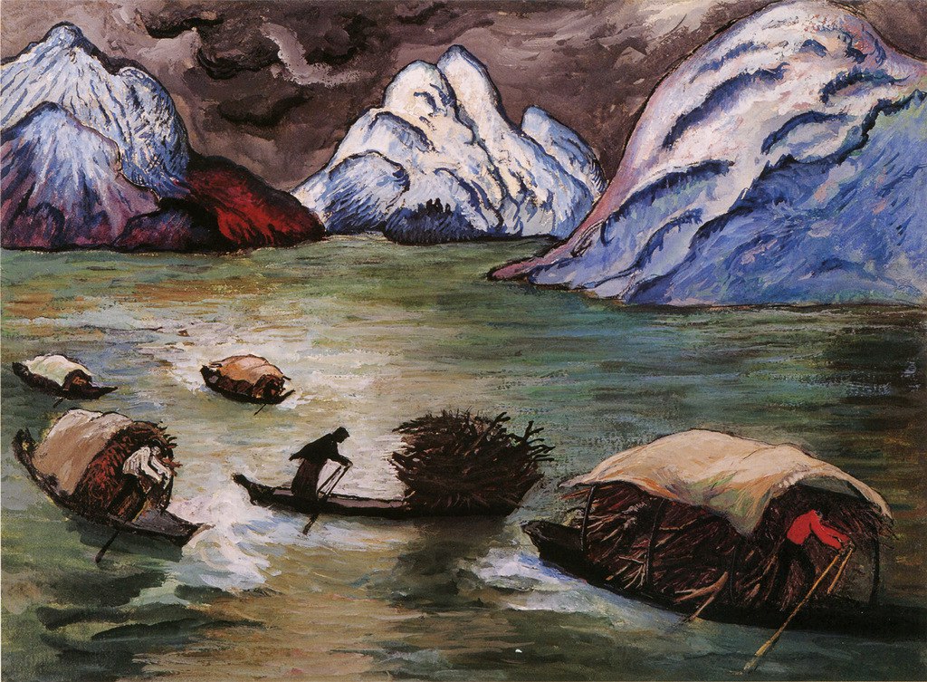 After the storm (1932) - Marianne von Werefkin Tablo