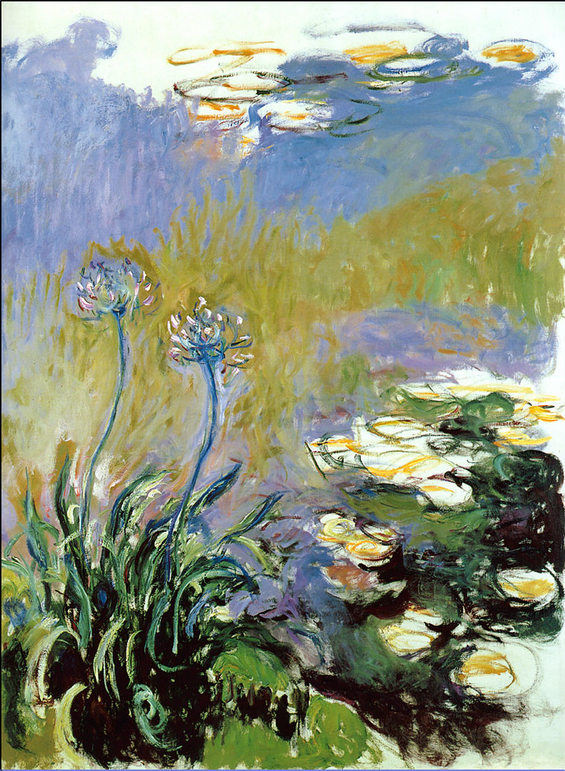 Agapanthus (1914) - Claude Monet Tablo