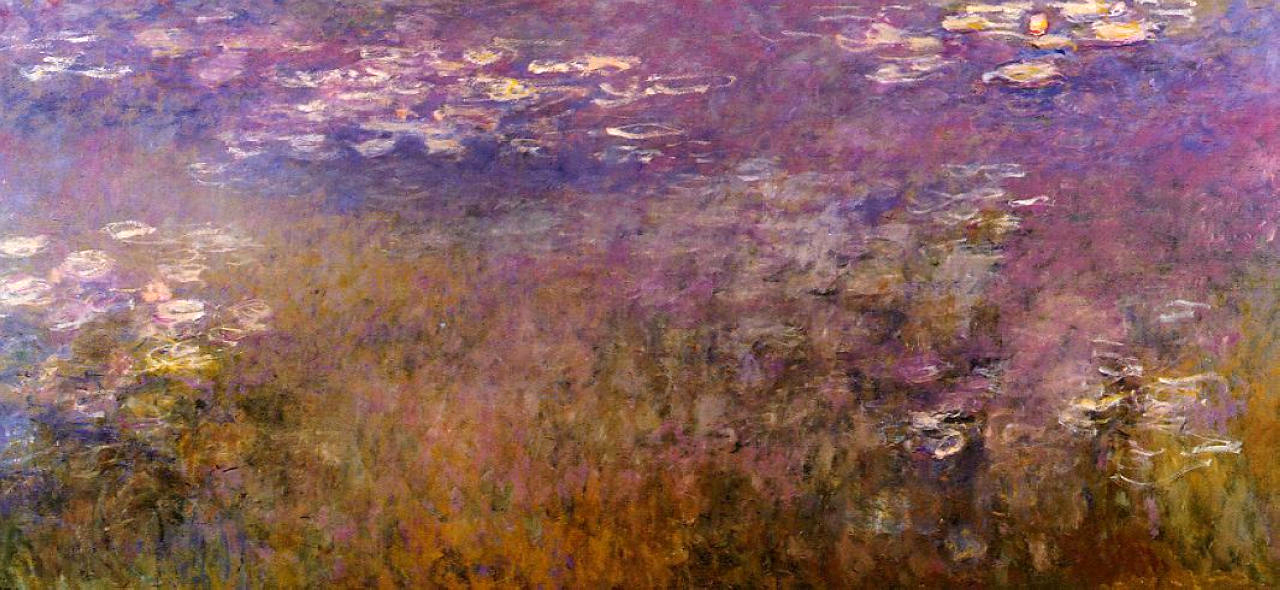 Agapanthus (center panel) (1920) - Claude Monet Tablo