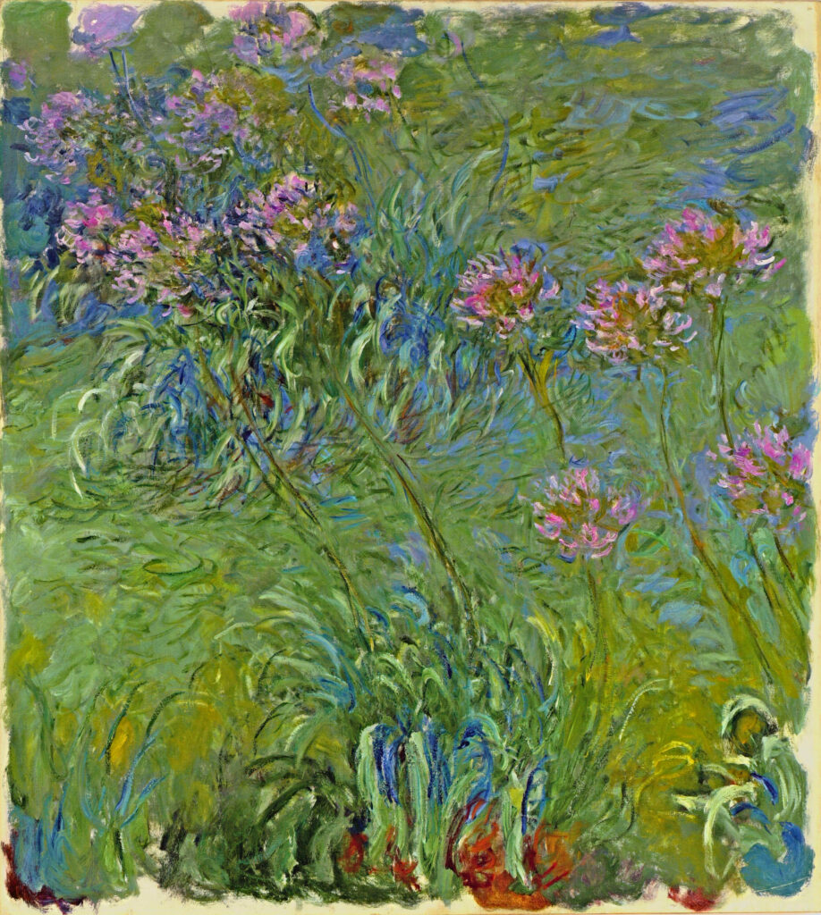 Agapanthus Flowers (1914) - Claude Monet Tablo