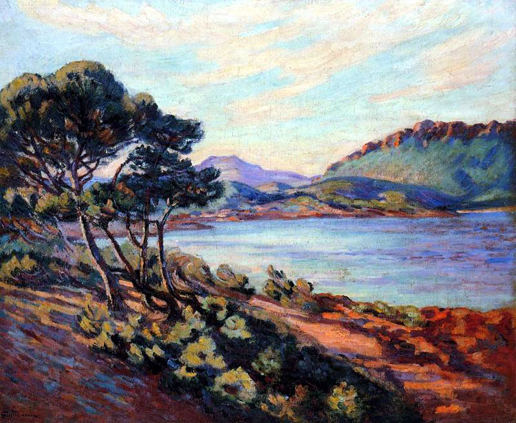 Agay Bay (1910) - Armand Guillaumin Tablo