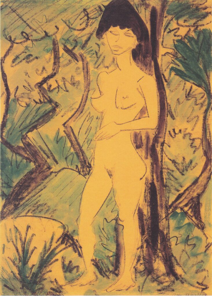 Akt Im Wald (1923) - Otto Mueller Tablo