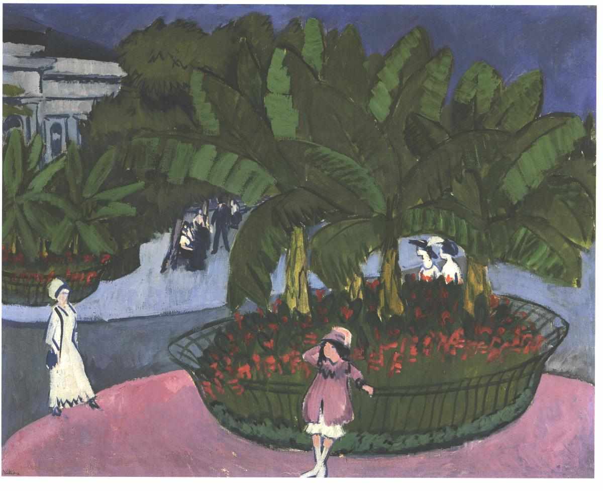 Albert Square in Dresden - Ernst Ludwig Kirchner Tablo