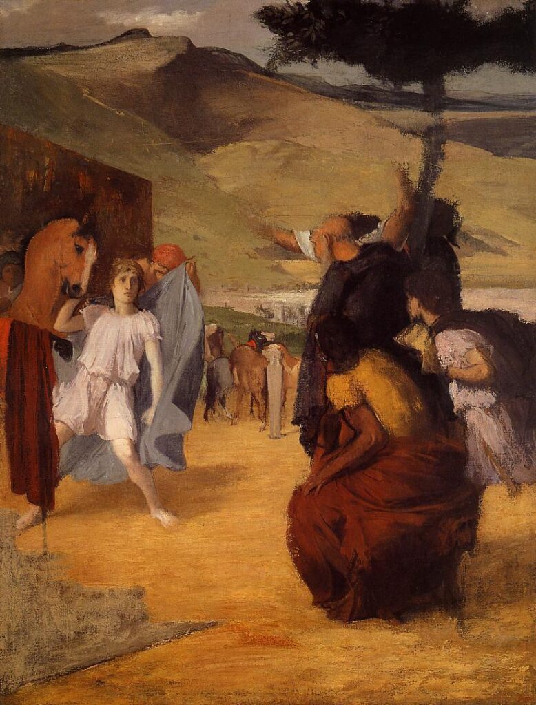 Alexander and Bucephalus (1859) – Edgar Degas Tablo