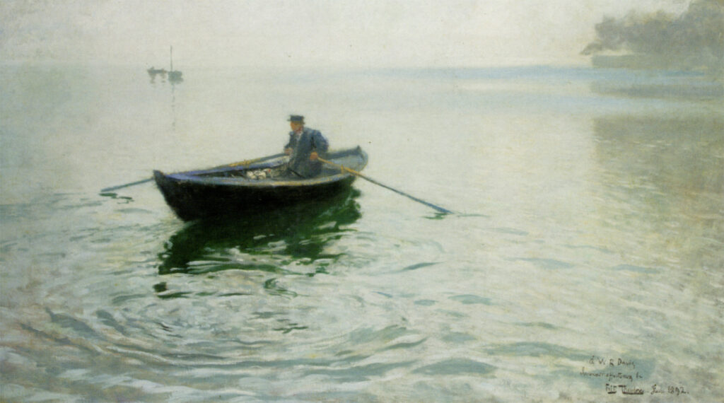 Alkejegeren (1892) – Frits Thaulow Tablo