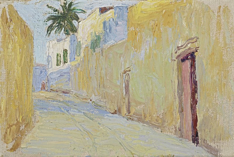 Alley in Tunis (1905) - Gabriele Münter Tablo