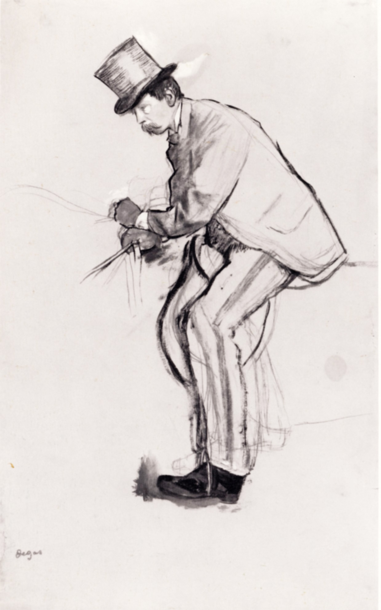 Amateur Jockey (1870) - Edgar Degas Tablo