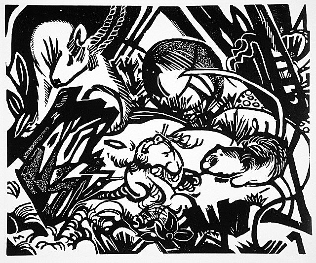 Animal legend (1912) - Franz Marc Tablo