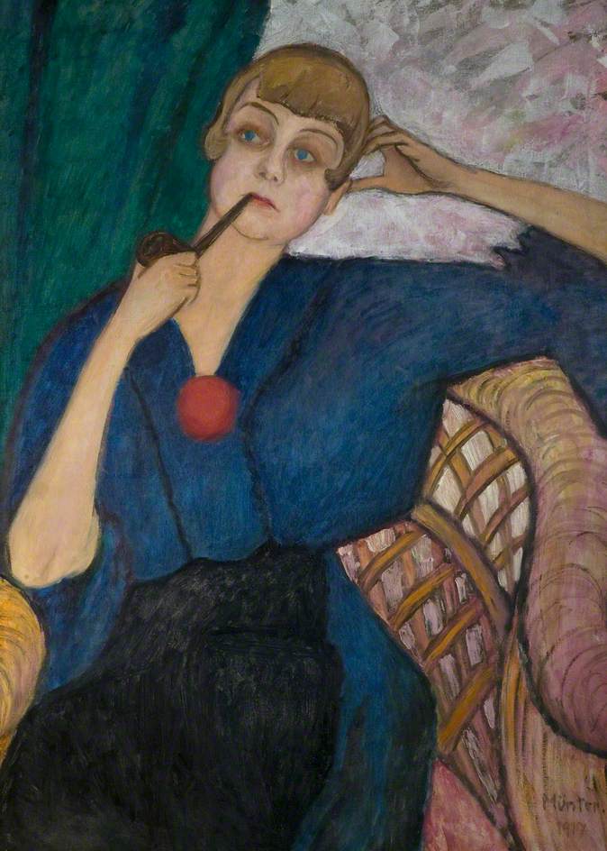 Anna Roslund (1891-1941) (1917) - Gabriele Münter Tablo
