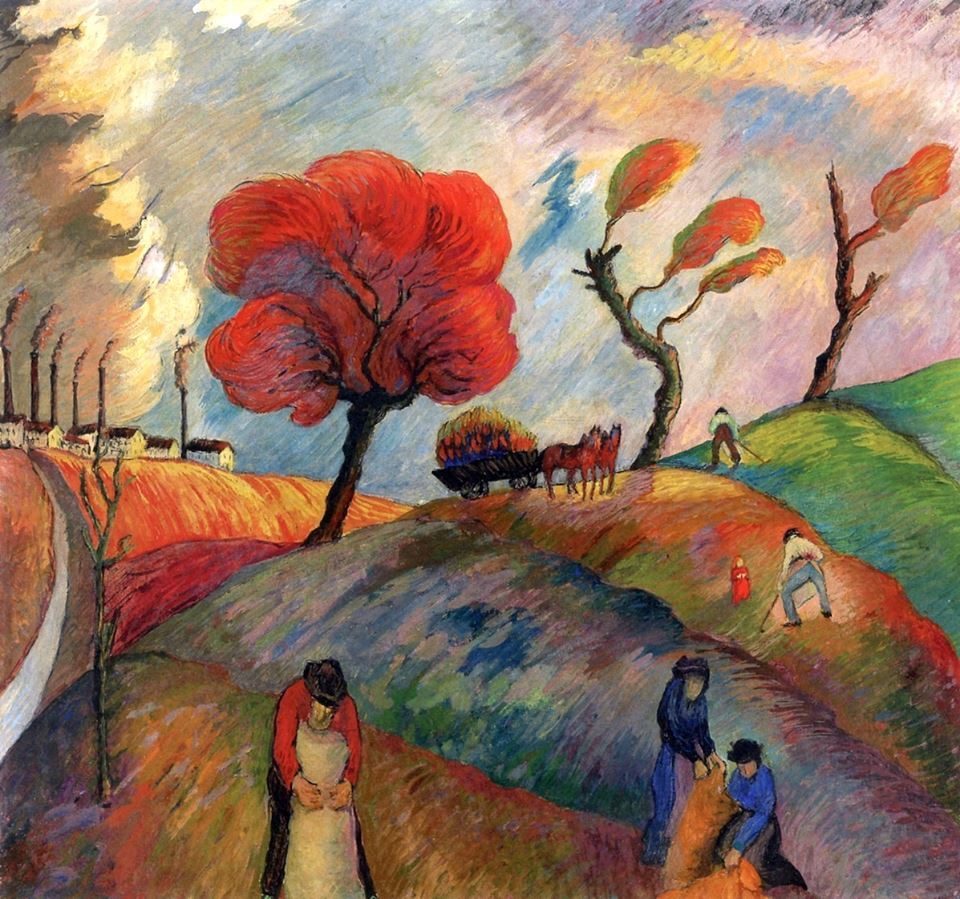 Ant hill (1916) - Marianne von Werefkin Tablo