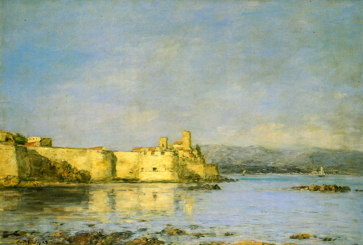 Antibes - Eugène Boudin Tablo