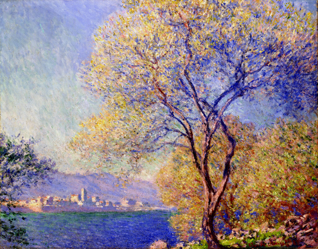 Antibes Seen from the Salis Gardens 01 (1888) - Claude Monet Tablo