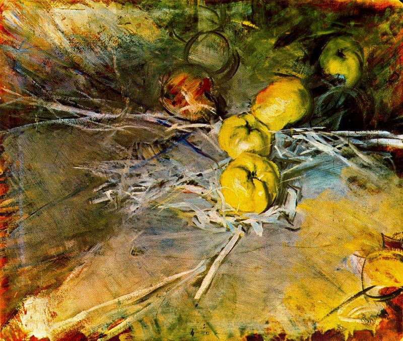 Apples 'Calville Blanc d'hiver' (1907) - Giovanni Boldini Tablo