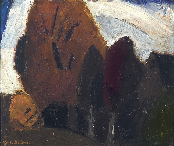 Arbres (1916) - Gustave De Smet Tablo