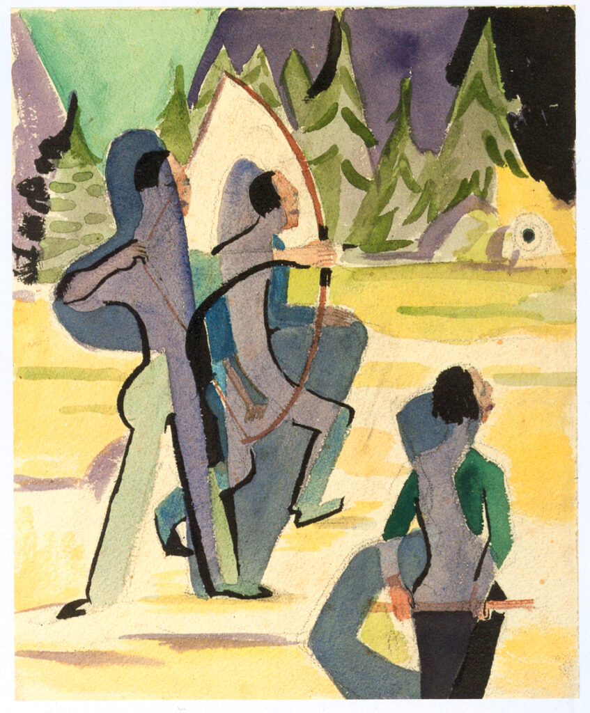 Archer (1935) - Ernst Ludwig Kirchner Tablo