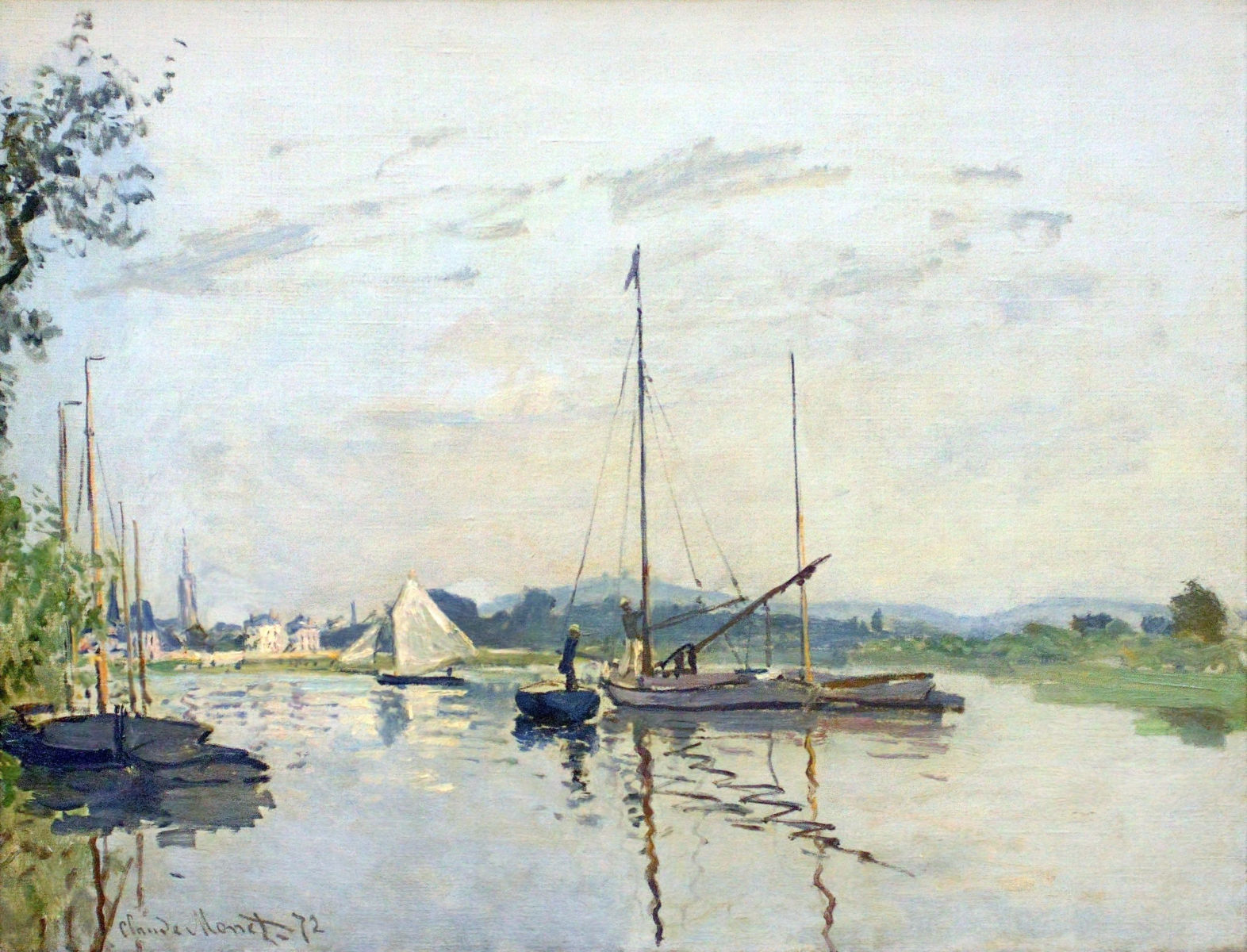 Argenteuil (1872) - Claude Monet Tablo