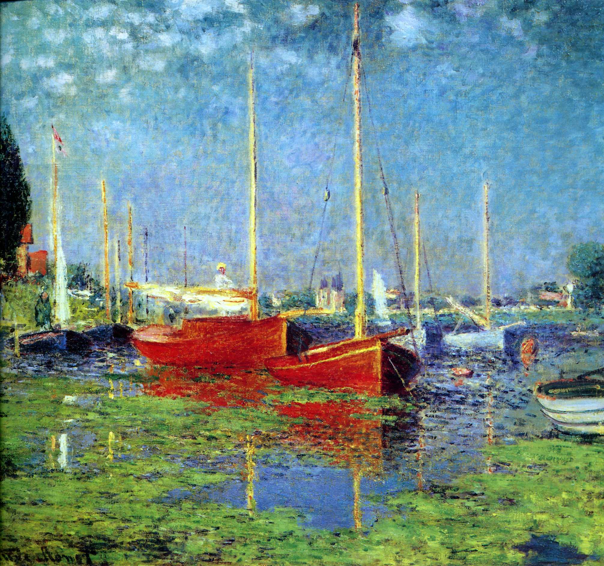 Argenteuil (1875) - Claude Monet Tablo