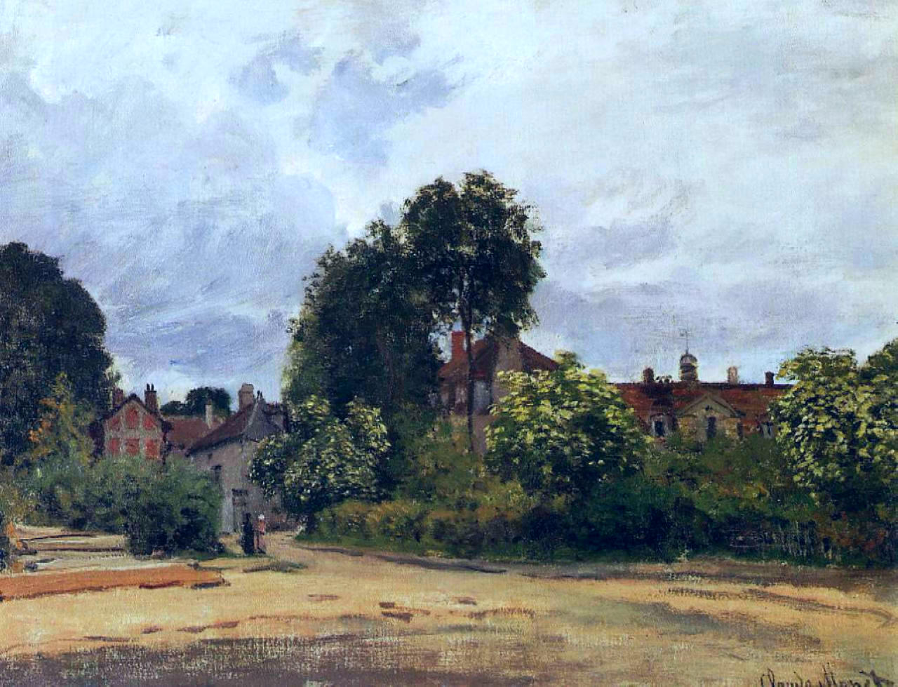 Argenteuil, the Hospice (1872) - Claude Monet Tablo