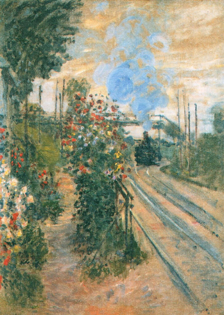 Arriving at Montegeron (1876) – Claude Monet Tablo