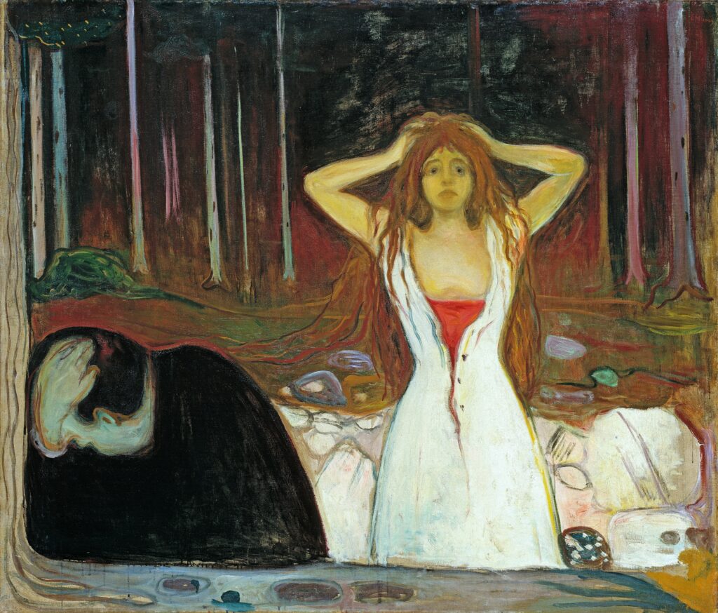Ashes (1894) - Edvard Munch Tablo