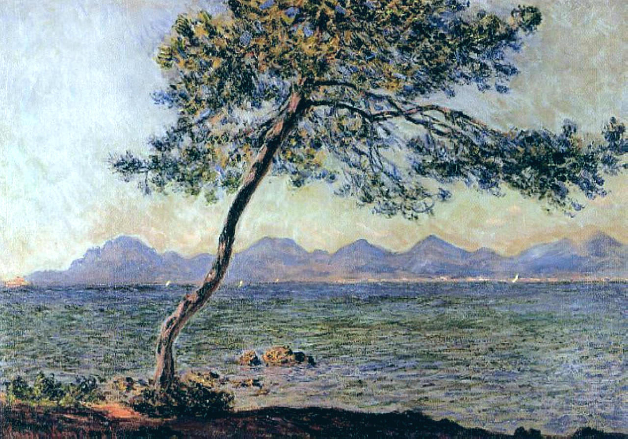 At Cap d'Antibes (1888) - Claude Monet Tablo