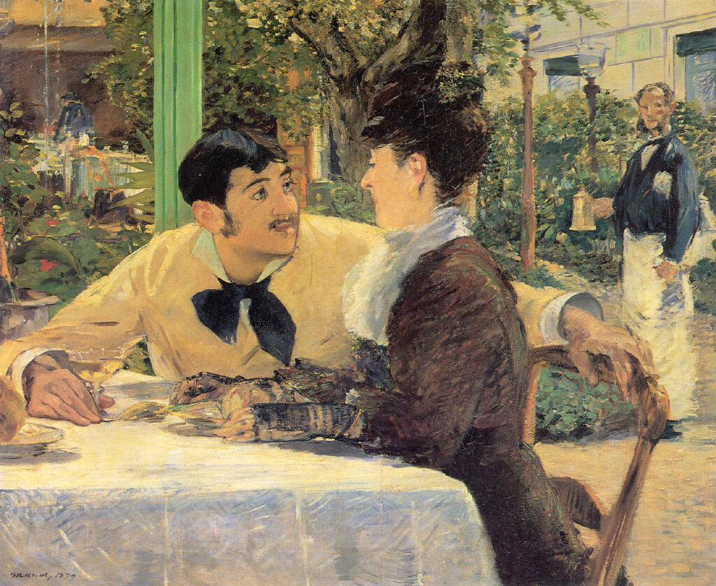 At Father Lathuille’s (1879) – Edouard Manet Tablo