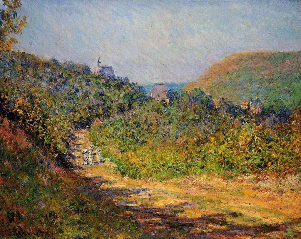 At Les Petit Dalles (1884) - Claude Monet Tablo