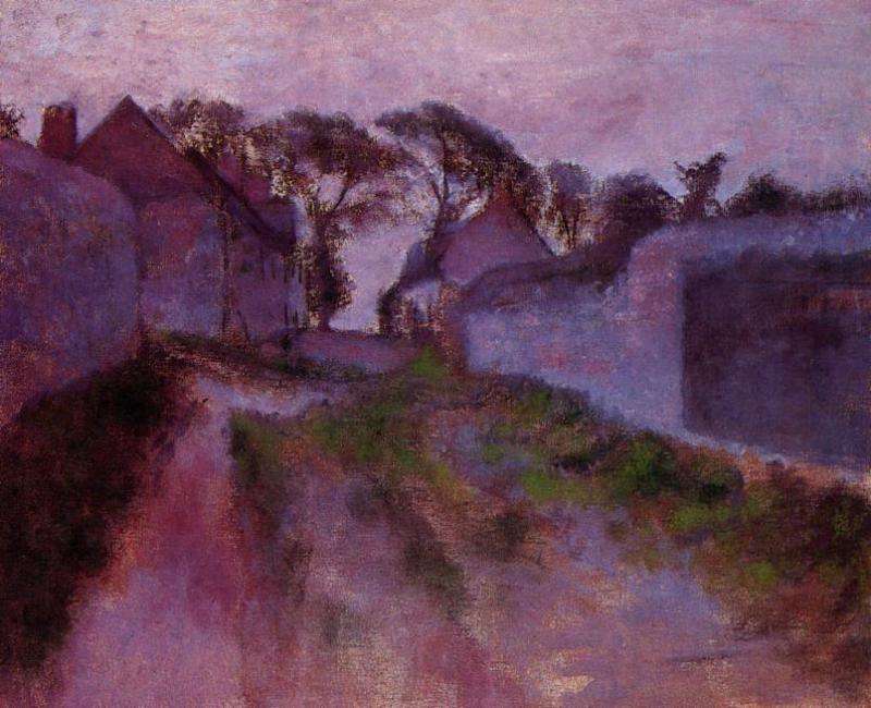 At Saint Valery sur Somme (1896) - Edgar Degas Tablo
