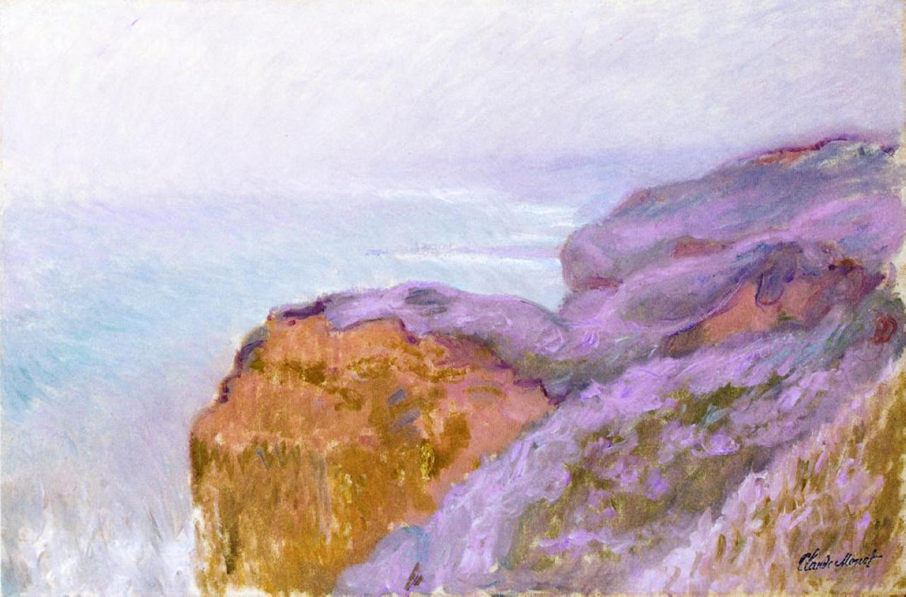 At Val Saint Nicolas, near Dieppe (1897) - Claude Monet Tablo