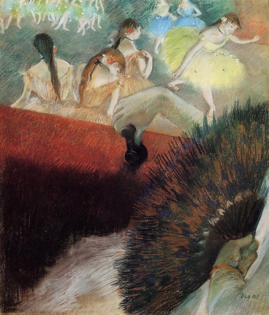 At the Ballet (1880) - Edgar Degas Tablo