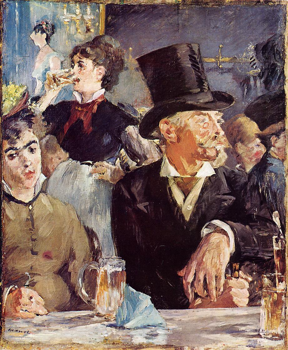 At the Cafe Concert (1879) - Edouard Manet Tablo