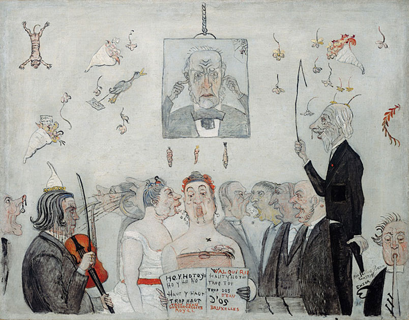 At the Conservatory (1902) - James Ensor Tablo