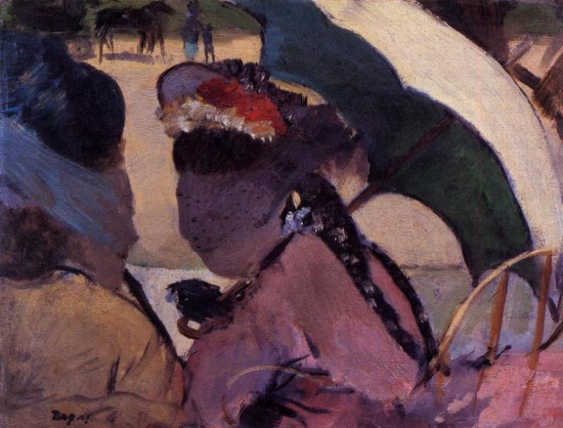 At the Races (1876) - Edgar Degas Tablo