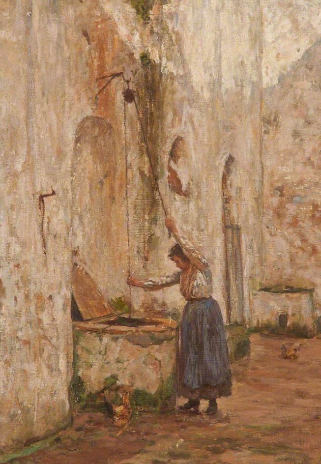 At the Well, Anacapri - James Charles Tablo