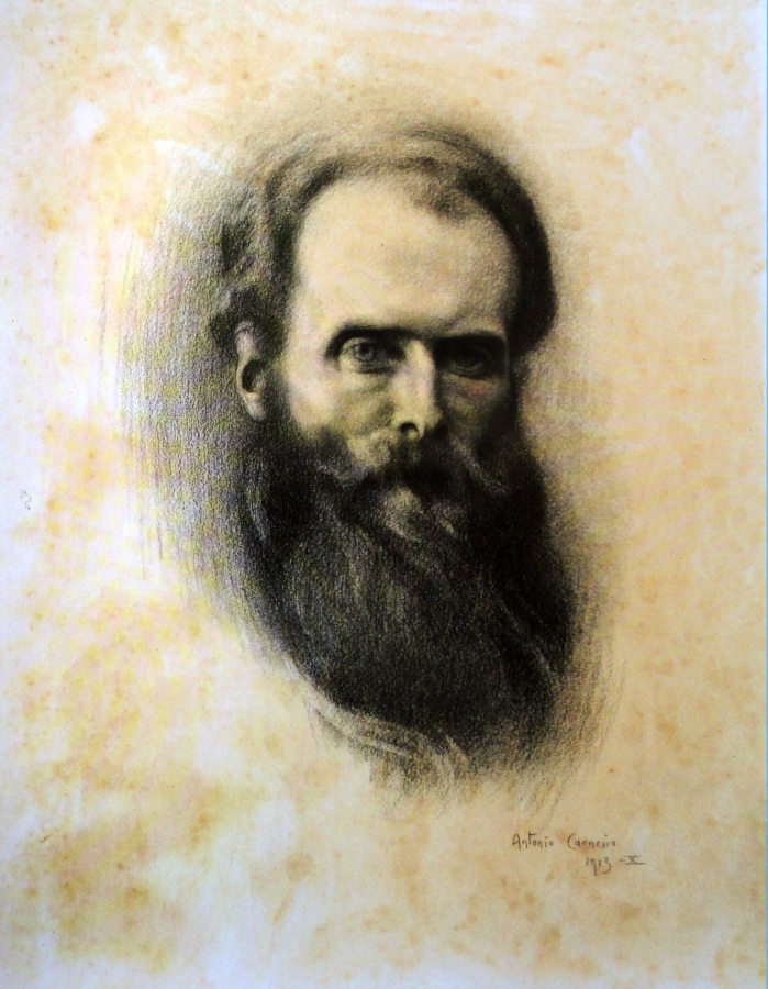 Auto Retrato (1913) - António Carneiro Tablo