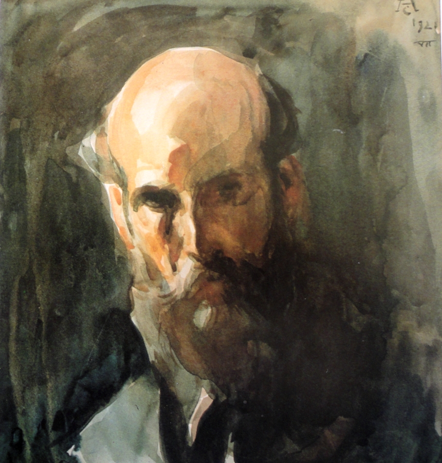 Auto Retrato (1921) - António Carneiro Tablo